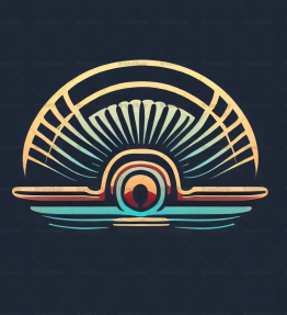 Abstraktes Retro